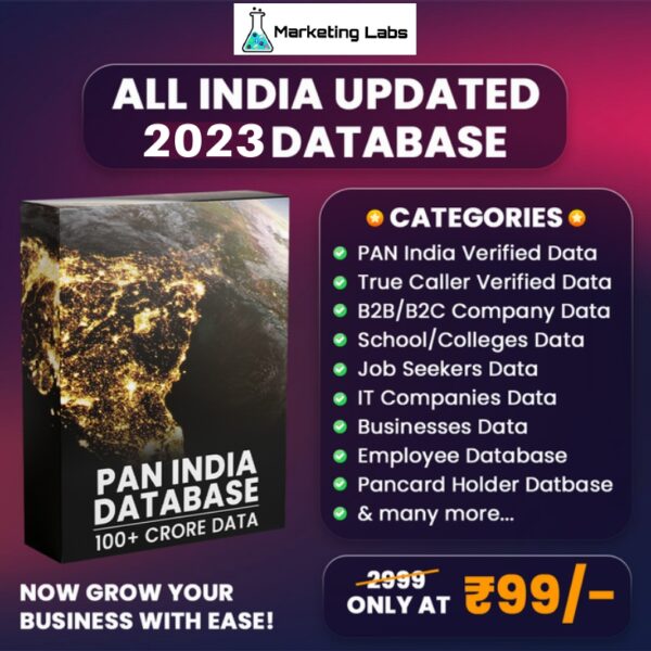 All Indian Users Updated Database 2023