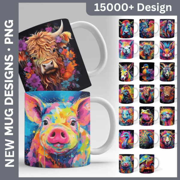15000+ Mug Designs Mega Pack