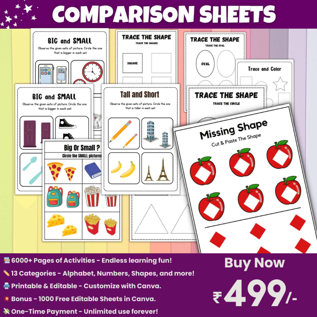 6000+ Worksheets : Preschool Learning Bundle - Marketing Labs