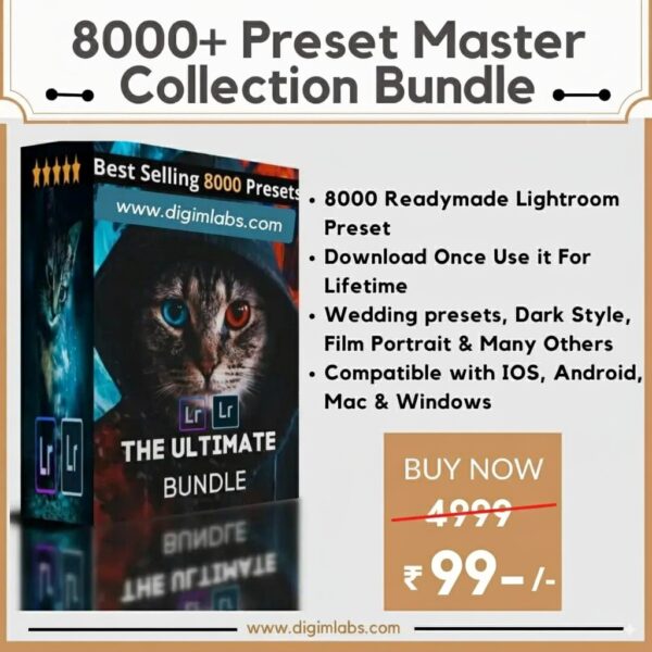 8K Lightroom Master Preset For Mobile & Pc