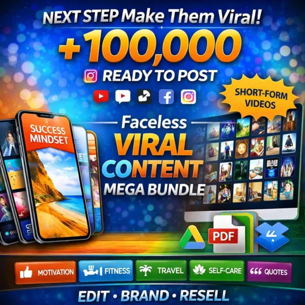 Viral Reels Bundle: 100K+ AI Animated Social Media Shorts